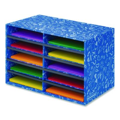 FEL3384201 SORTER,10COMPARTMENT,BLUE