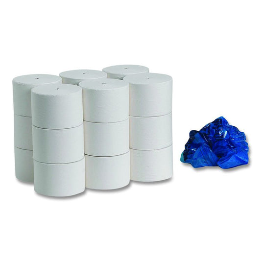 Compact Coreless One-Ply Bath Tissue, Septic Safe, White, 3,000 Sheets/Roll, 18 Rolls/Carton