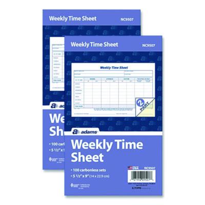 ABF9507ABF FORM,TIME,1PT,2/PK,100/PD
