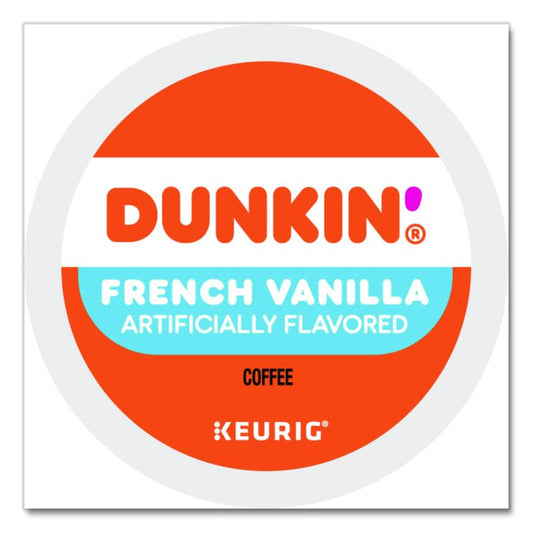 French Vanilla Coffee K-Cups, French Vanilla, 22/Box, 4 Boxes/Carton