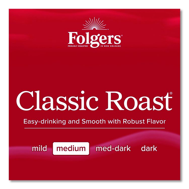 Classic Roast Ground Coffee Fraction Pack, 1.2 oz Packets, 42/Carton