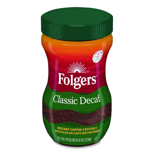 Classic Decaf Instant Coffee, 8 oz Jar