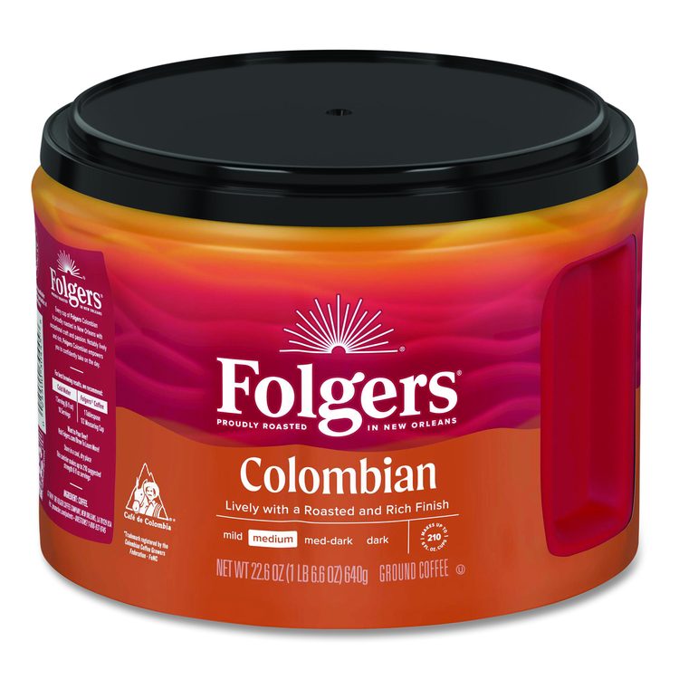 100% Colombian Coffee, 22.6 oz Canister