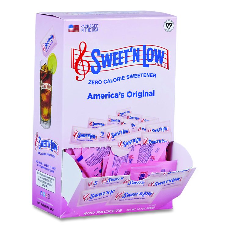 Sugar Substitute, 0.15 oz Packet, 400/Box