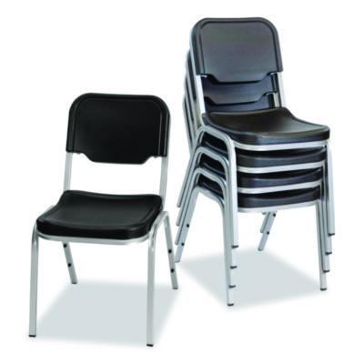 ICE64111 CHAIR,STACK,4/CT,BK