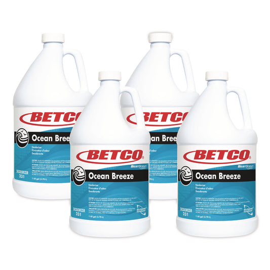 BestScent Ocean Breeze Deodorizer, Ocean Breeze, 1 gal Bottle (Each)
