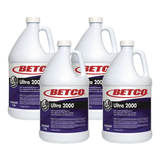 Ultra 2000 Degreaser, 1 gal Bottle, 4/Carton