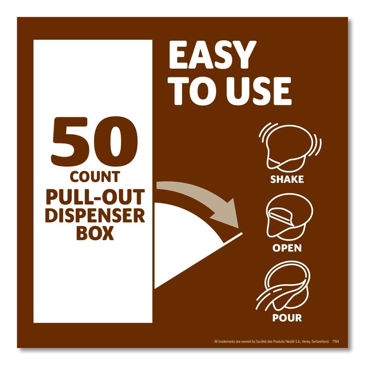 Liquid Coffee Creamer, Snickers, 0.38 oz Mini Cups, 200/Carton