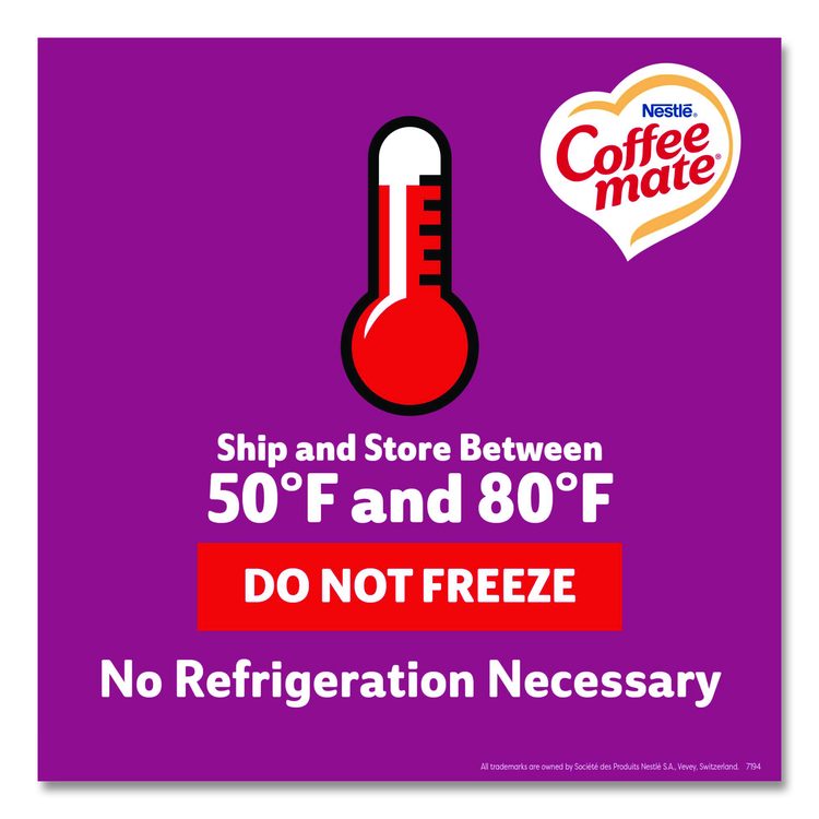 Liquid Coffee Creamer, Salted Caramel Chocolate, 0.38 oz Mini Cups, 50/Box, 4 Boxes/Carton