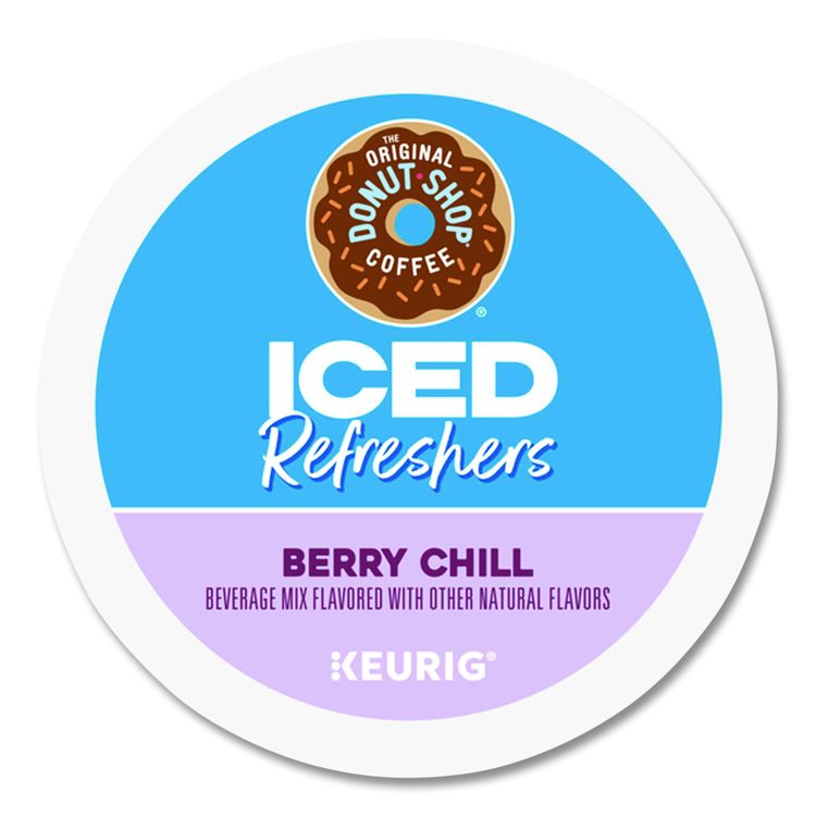 ICED Refreshers K-Cup Pods, Berry Chill, 20/Box