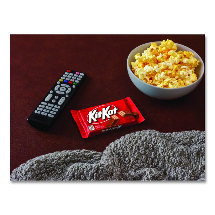 Wafer Bar with Milk Chocolate, 1.5 oz Bar, 36 Bars/Box