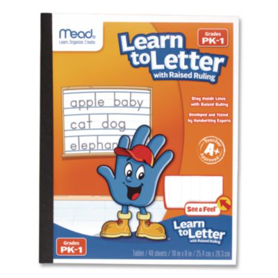 MEA48122 NOTEBOOK,LEARN TO LETTER