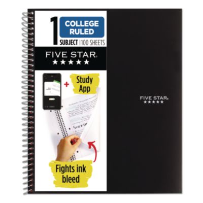 MEA72057 NOTEBOOK,1 SUB COLLEGE,BK