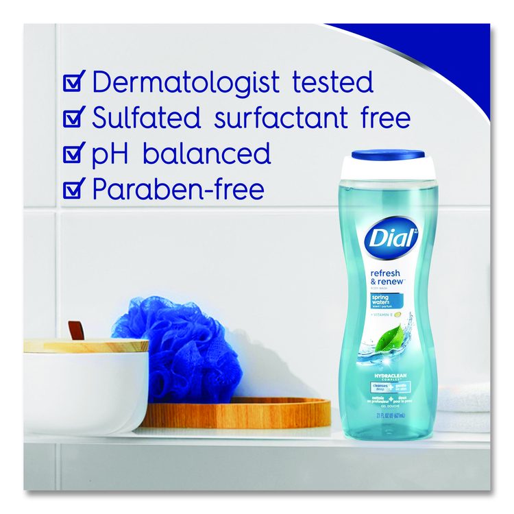 Body Wash, Spring Water Scent, 16 oz (Each)
