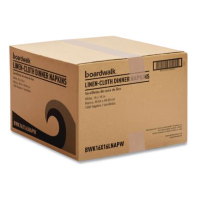 BWK16X16LNAPW NAPKINS,DNNR,16X16,1K,WH