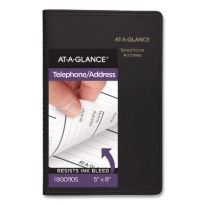 AAG8001105 BOOK,TEL/ADD,4-7/8X8,BK