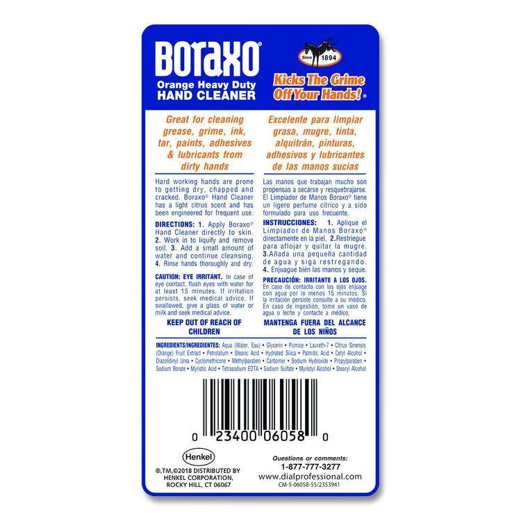 Orange Heavy Duty Hand Cleaner, Citrus Scent, 3 L