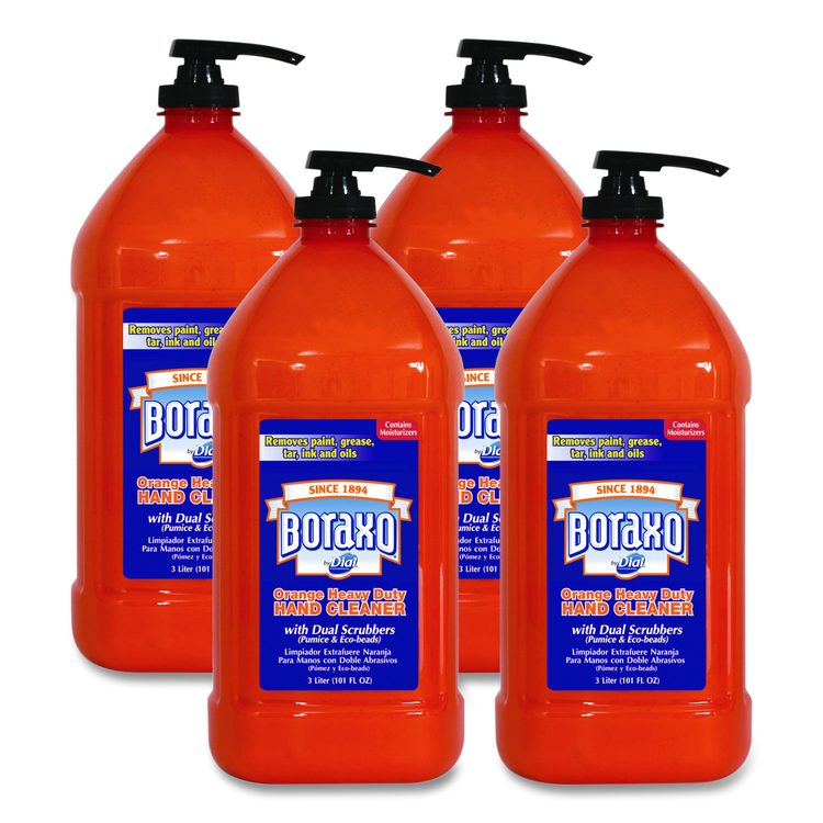 Orange Heavy Duty Hand Cleaner, Citrus Scent, 3 L, 4/Carton