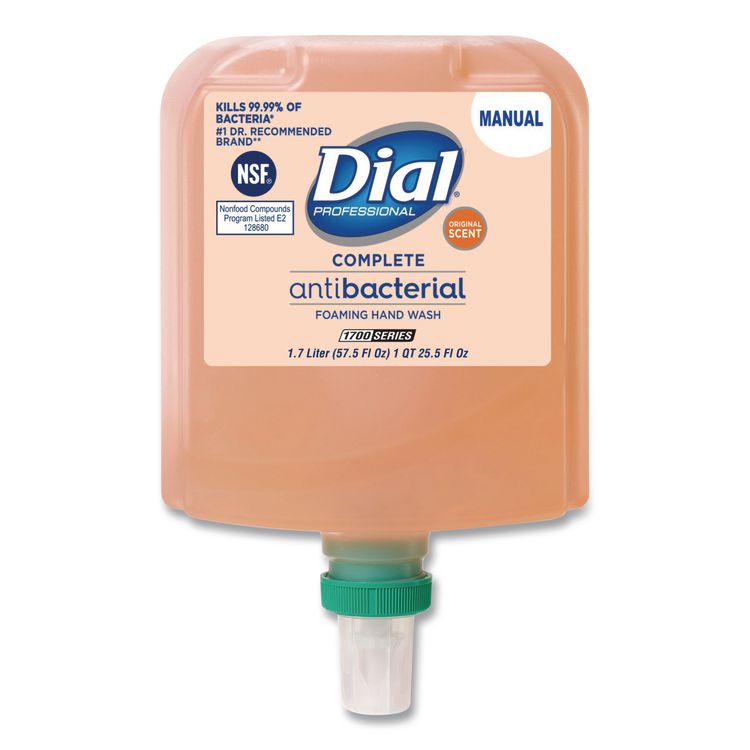 Antibacterial Foaming Hand Wash Refill for 1700 V Dispenser, Original Scent, 1.7 L (Each)