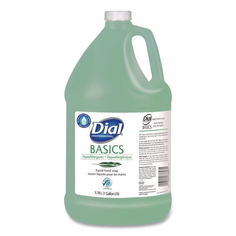 Basics MP Free Liquid Hand Soap Refill, Honeysuckle Scent, 3.78 L, 4/Carton