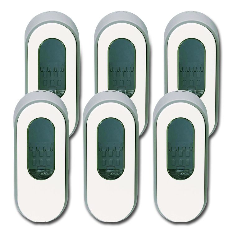 Versa Dispenser for Cartridge Refills, 15 oz, 3.75 x 3.38 x 8.75, Light Gray/White (Each)