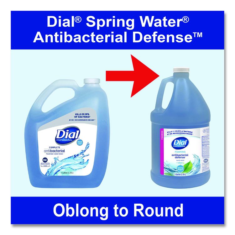 Antibacterial Defense Foaming Hand Wash, Spring Water Scent, 1 gal (Each)