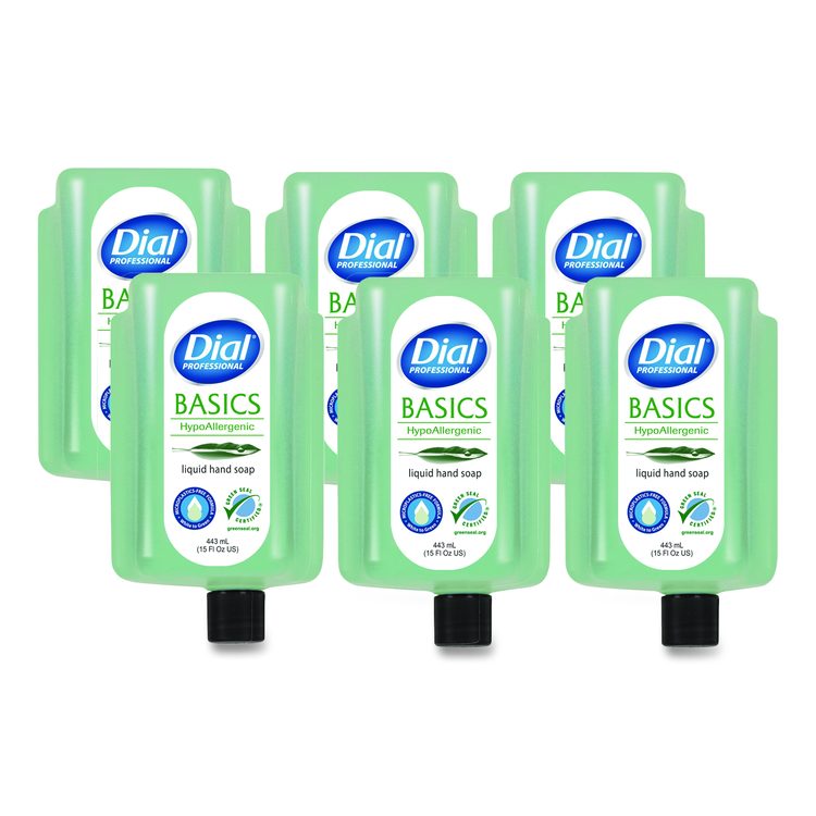 Basics MP Free Liquid Hand Soap Refill for Versa Dispenser, Unscented, 15 oz (Each)