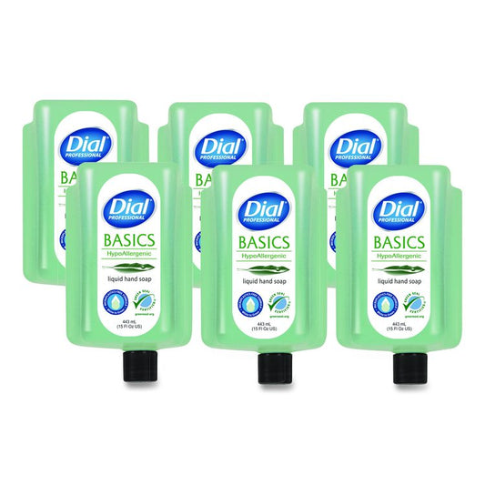 Basics MP Free Liquid Hand Soap Refill for Versa Dispenser, Unscented, 15 oz (Each)