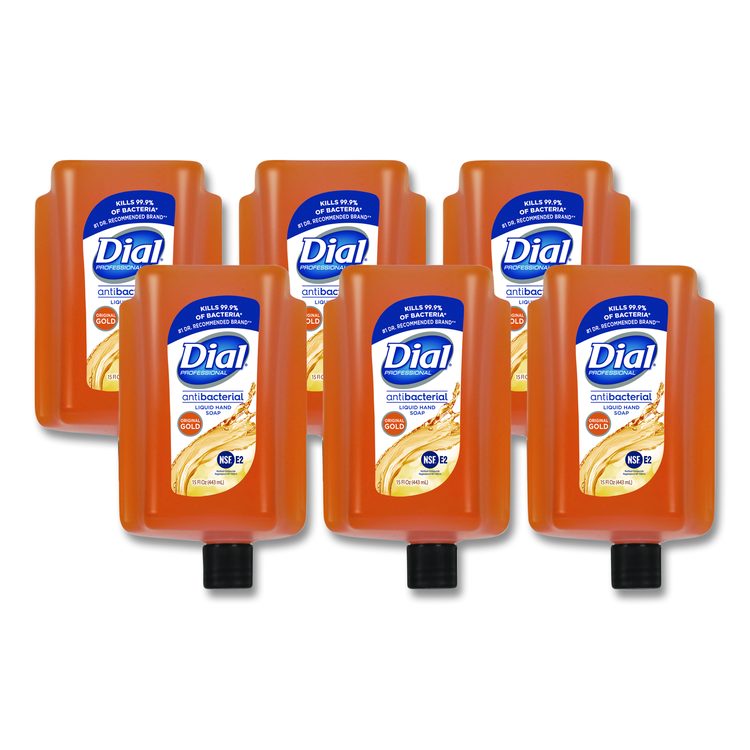 Antibacterial Gold Liquid Hand Soap Refill for Versa Dispenser, Floral Scent, 15 oz (Each)