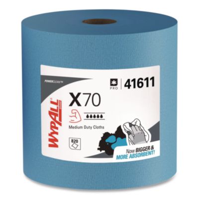 KCC41611 WIPES,WYPALL X70 JRL BL