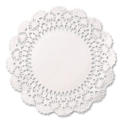HFM500106 DOILY,PAPER,12",ROUND,WH