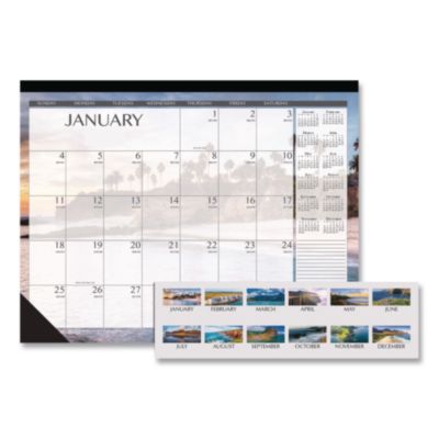 HOD138 CALENDAR,DESK,SEASCAPE