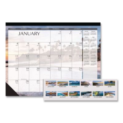 HOD1386 CALENDAR,SEASCAPE,DSK,SM