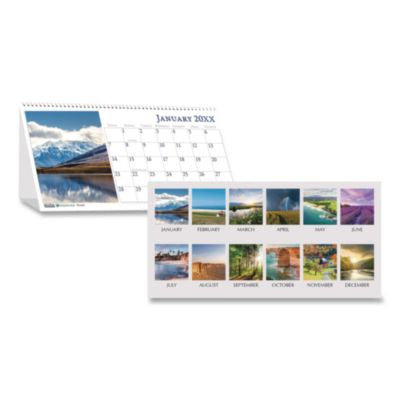 HOD3649 CALENDAR,DSKTP TENT,SCENE