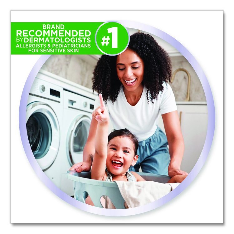 Free Clear Dryer Sheets, Fragrance Free, 195 Sheets/Pack (Each)