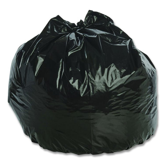 Total Recycled Content Plastic Trash Bags, 33 gal, 1.3 mil, 33" x 40", Black/Brown, 100/Carton