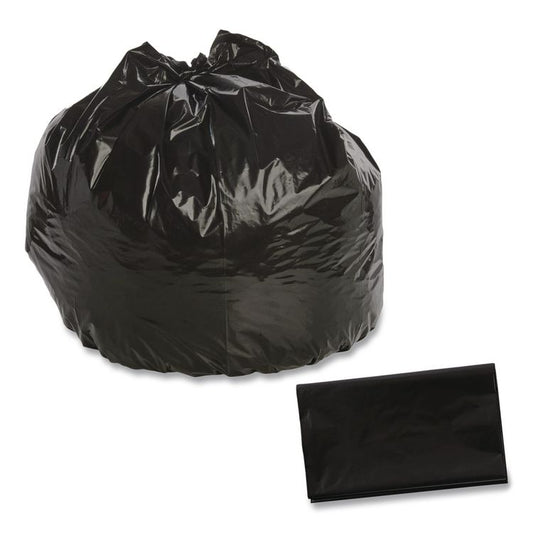 Total Recycled Content Plastic Trash Bags, 45 gal, 1.5 mil, 40" x 48", Black/Brown, 100/Carton