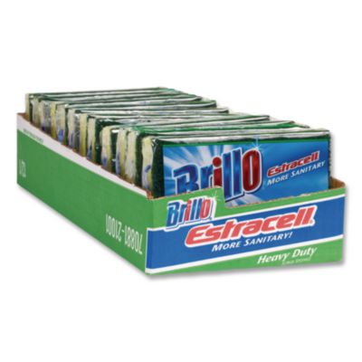 AMY21001 SPONGE,BRILLO HD,12,YL
