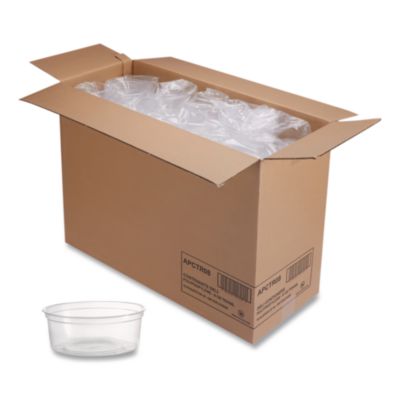 WNAAPCTR08 CONTAINER,PLASTIC,8OZ,CLR