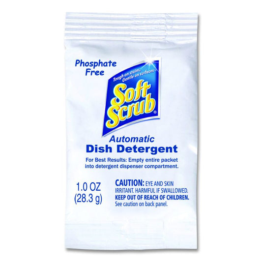 Automatic Dish Detergent, Lemon Scent, Powder, 1 oz Pack, 200/Carton