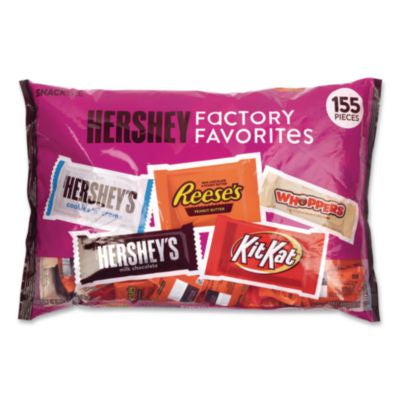 GRR22002629 CANDY,HERSY SNK AST,155CT