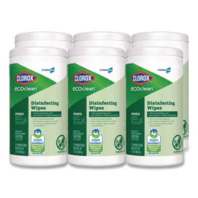 CLO60605CT WIPES,DSNFCT,ECOCLEAN,6
