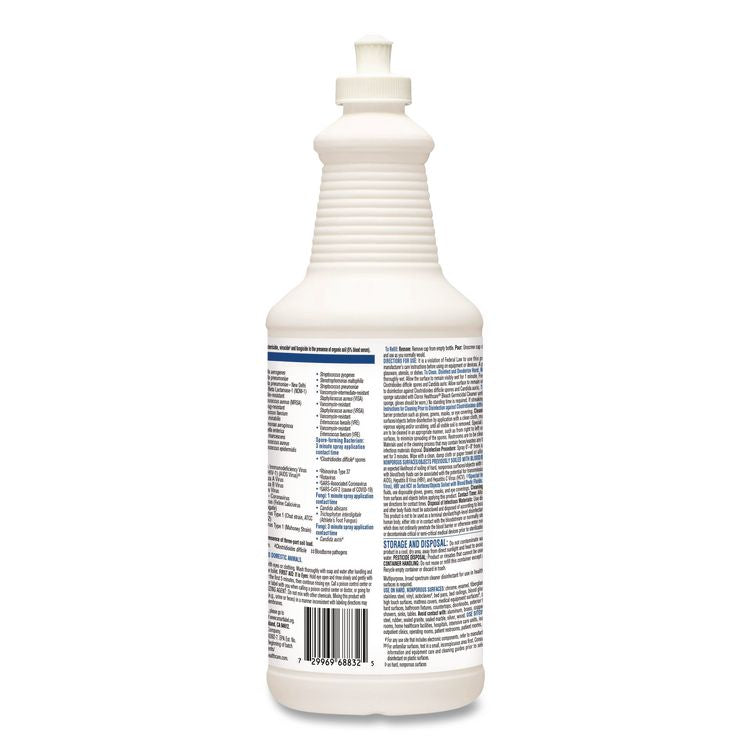 Bleach Germicidal Cleaner, Unscented, 32 oz Pull-Top Bottle (Each)