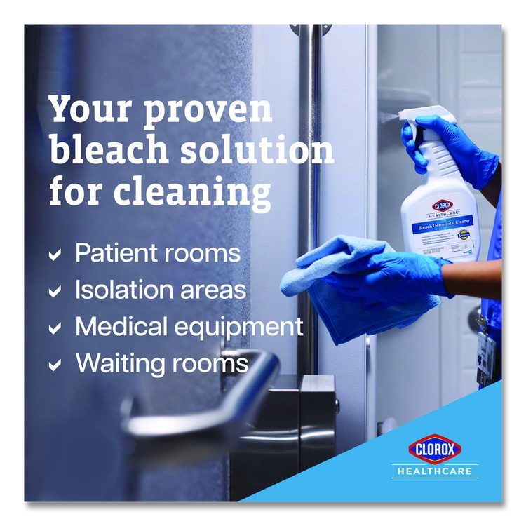 Bleach Germicidal Cleaner, Unscented, 32 oz Pull-Top Bottle (Each)