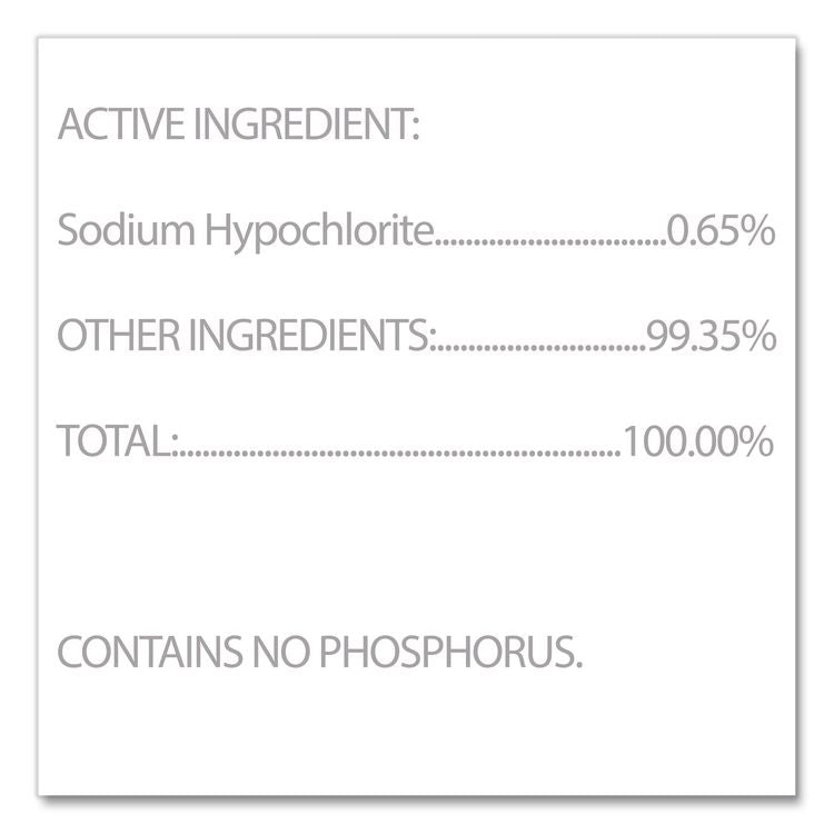 Bleach Germicidal Cleaner, Unscented, 32 oz Pull-Top Bottle (Each)