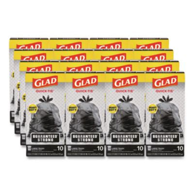 CLO00079CT BAG,TRASH 30GAL 12/10C,BK