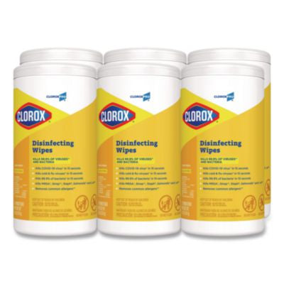 CLO15948CT CLEANER,DSNFCT,WIPES,LMN