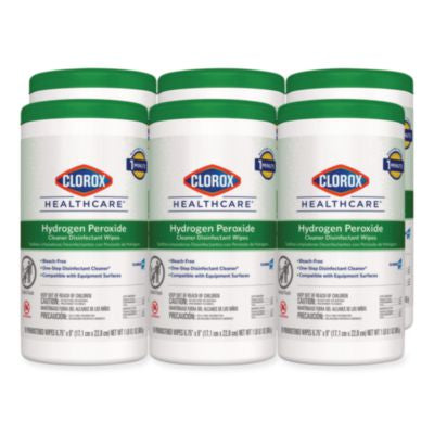 CLO30824 WIPE,HYDRO PEROX DSNFCTNT