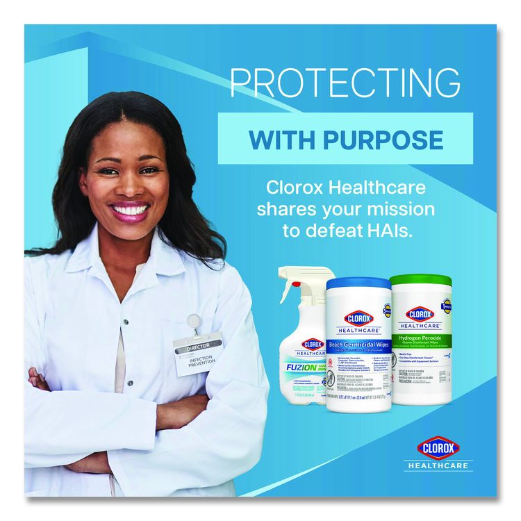 Bleach Germicidal Wipes, 1-Ply, 12 x 12, Unscented, White, 110/Bucket