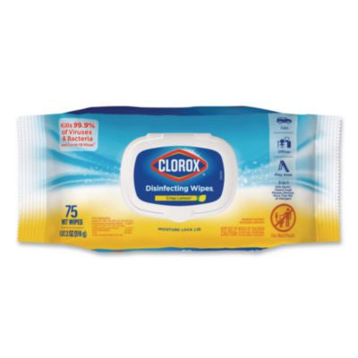 CLO31404EA WIPES,CLX,DIS,FLXPK,LEMON